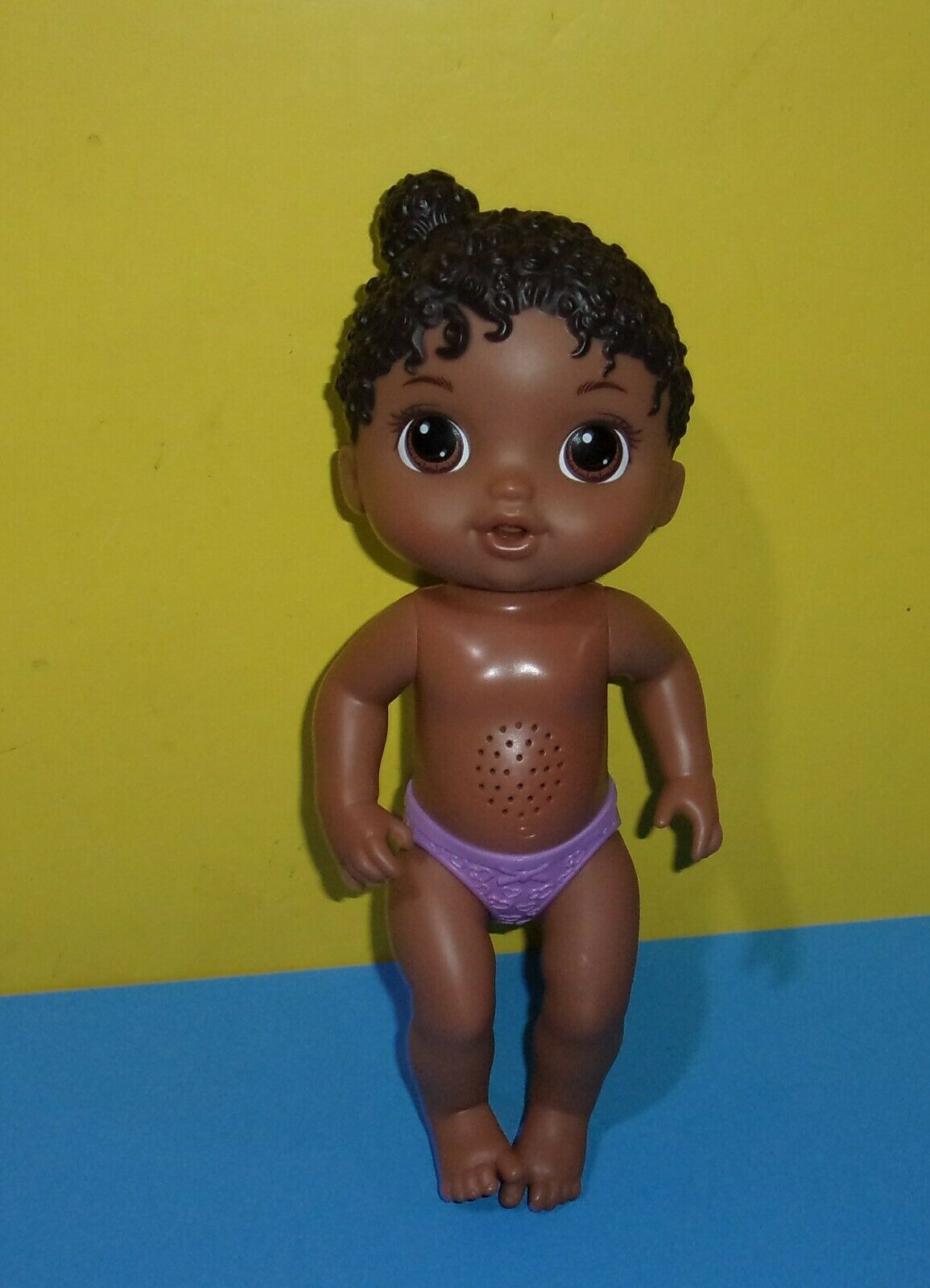 Baby Alive Baby Lil Sounds Interactive Black Hair Baby Doll for Girls & Boys .. 