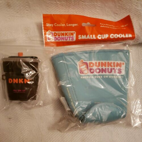 Dunkin Donuts 2018 Iconic Cup Cooler Koozie CHOICE of SIZE White FREE SHIPPING