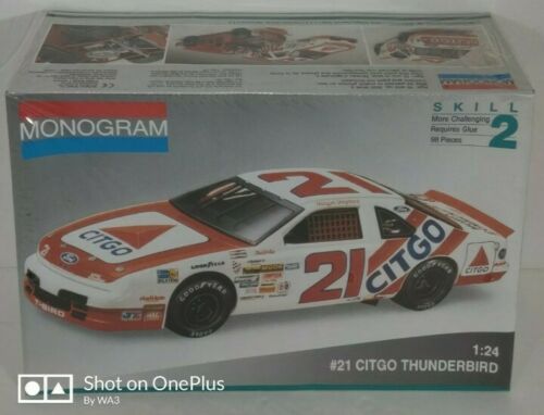 Monogram #21 Citgo Thunderbird NASCAR Model Kit # 2961 for sale online